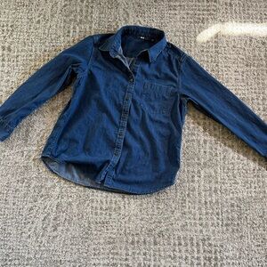 Uniqlo Indigo Denim Shirt
